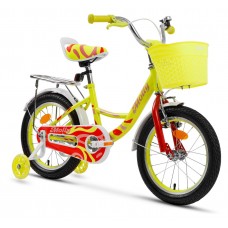 Велосипед двухколесный д/детей  Aist PLUTO 16 желтый 2020
