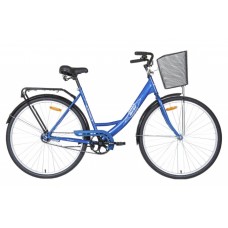 Велосипед AIST 28-245 28 синий 2022 с корзиной
